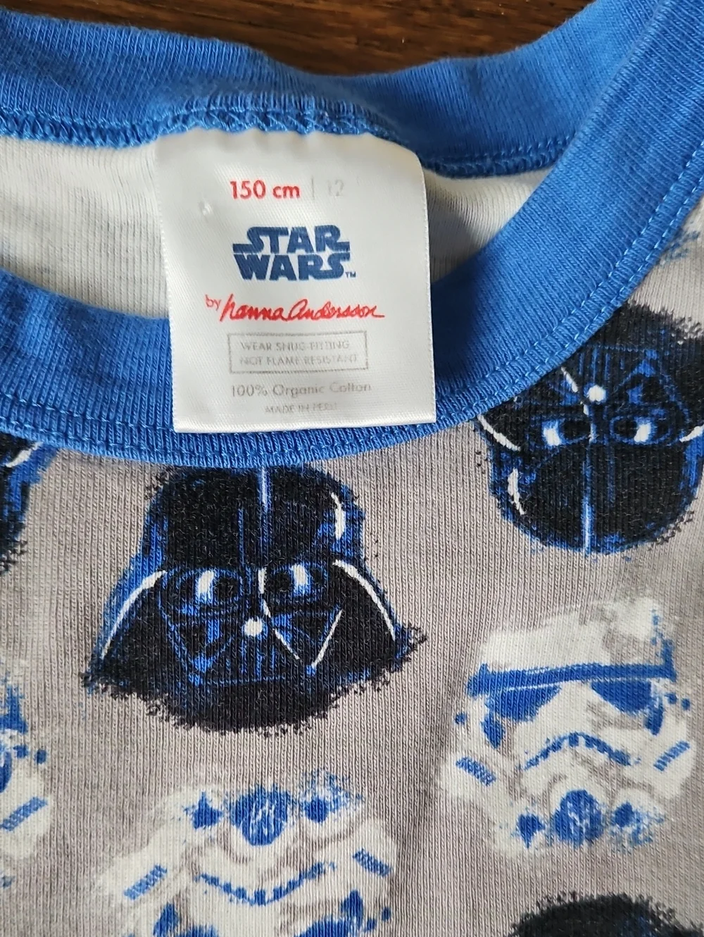 Hanna Andersson Size 12 Dark Vader Starwars Pajamas